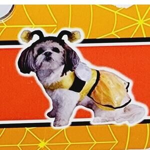 Spooky Village Pet/Dog Bee Halloween Costume New Size Medium - Pet Parade
